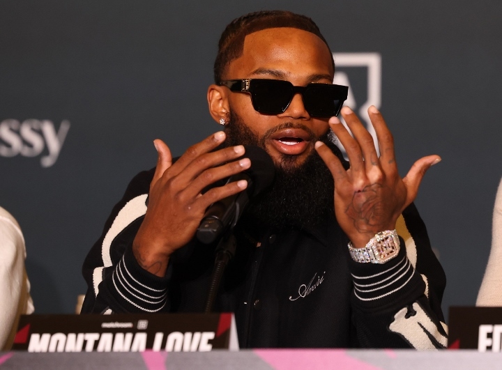 Photos Montana Love, Steve Spark Face To Face at Final Presser